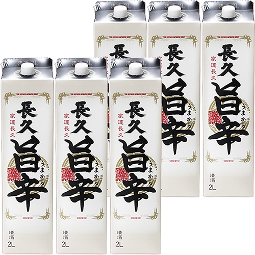 中野BC 長久 旨辛 2Lパック 2000ml×6本 1ケース 和歌山 日本酒 u-yu