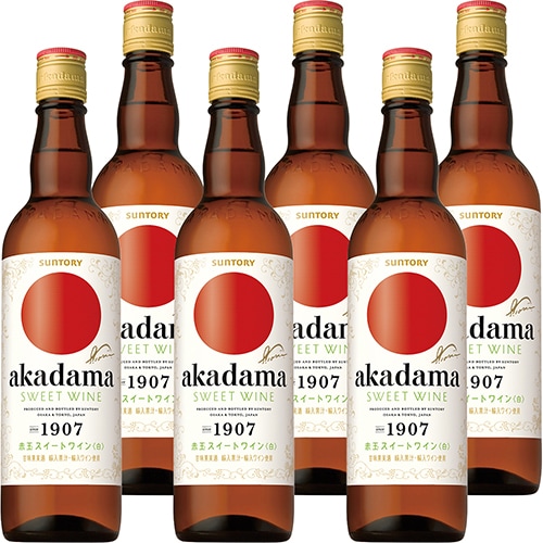 サントリー 赤玉スイートワイン 白 550ml×6本 u-yu