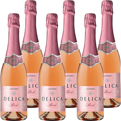 サントリー デリカ スパークリング ロゼ 750ml×6本 フランス u-yu