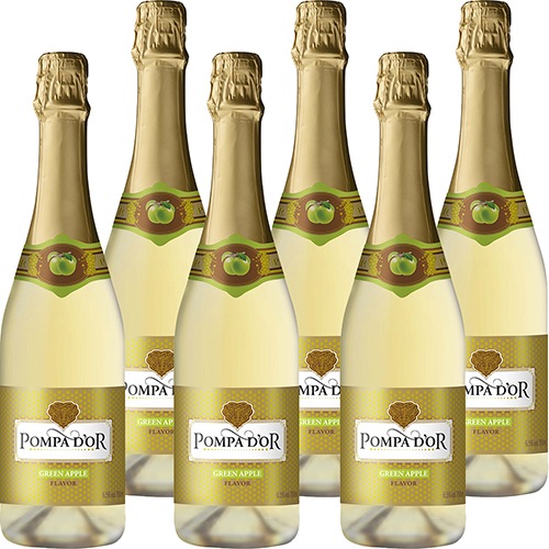 サントリー ポンパドール グリーンアップル 750ml×6本 u-yu