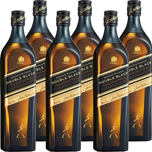 ジョニーウォーカー ダブルブラック 700ml×6本 ブレンデッド スコッチウイスキー u-yu