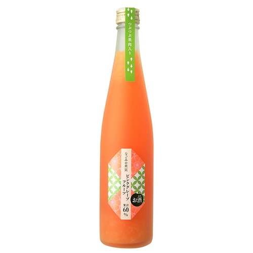 菊水酒造 果肉入 なごみの果実 ピンクグレープフルーツ 500ml×6本 u-yu