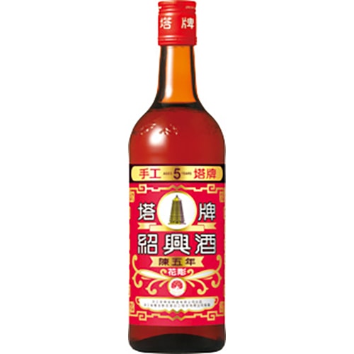 宝酒造 紹興酒 塔牌 花彫 陳五年 600ml×6本 u-yu