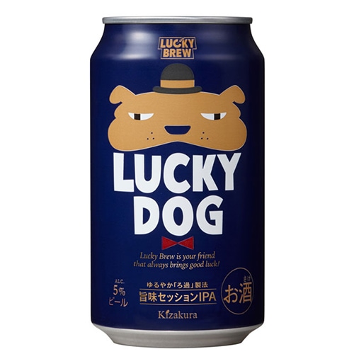 黄桜 ラッキードッグ 350ml×24本 1ケース アメリカンペールエール セッションIPA ビール u-sa