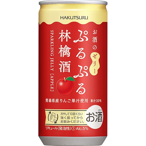 白鶴酒造 ぷるぷる林檎酒 190ml×30本 お酒のゼリー リキュール u-sa