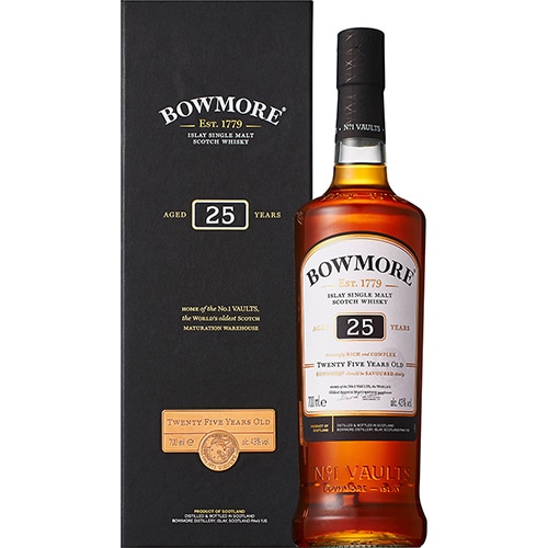 サントリー ボウモア25年 700ml 正規 箱入 シングルモルト スコッチウイスキー u-yu