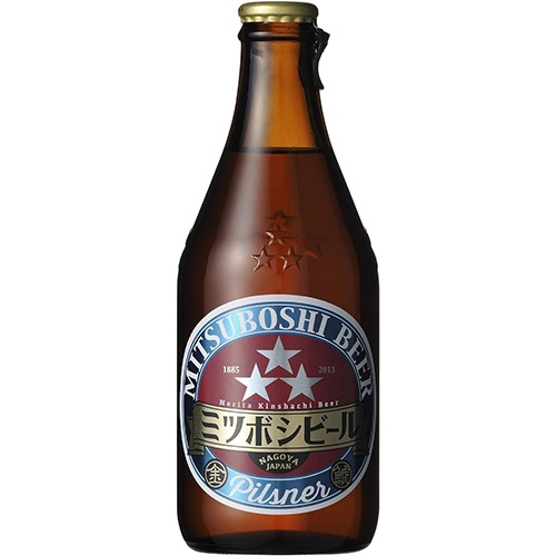 盛田金しゃちビール ミツボシビール ピルスナー 330ml×24本(6本入×4ケース) u-yu