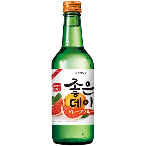 ウリスル ジョウンデー グレープフルーツ 360ml×20本 韓国焼酎 リキュール u-yu