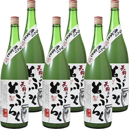 小山本家酒造 天狗のとぶろく 1.8L瓶 1800ml×6本 1ケース にごり酒 日本酒 u-yu