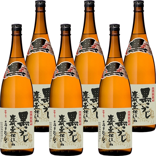 山元酒造 芋焼酎 さつまおごじょ 黒麹 甕壺仕込み 25度 1.8L 1800ml×6本 u-yu