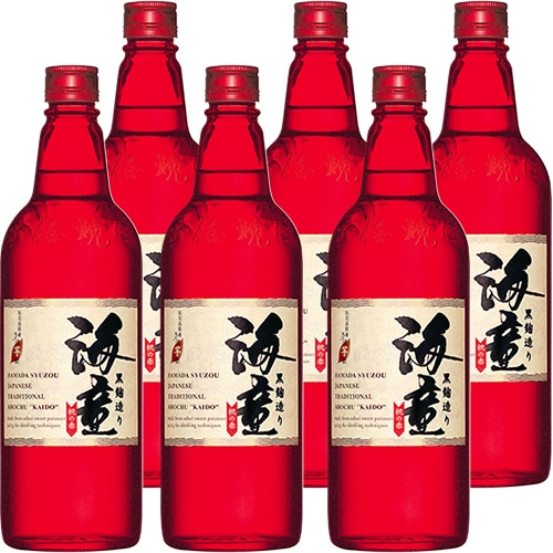 濱田酒造 芋焼酎 海童 祝の赤 化粧箱なし 720ml×6本 u-yu