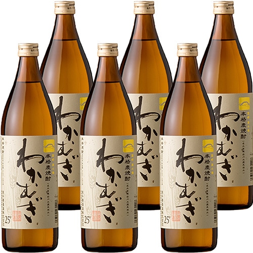 高千穂酒造 麦焼酎 わかむぎ 25度 900ml×6本 u-yu | 焼酎 | 酒のZenjin
