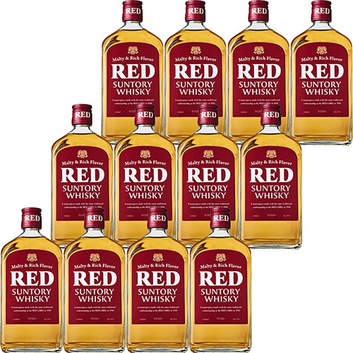サントリー ウイスキー レッド 640ml×12本 1ケース ブレンデッドウイスキー u-yu
