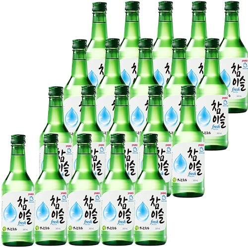 眞露 チャミスル fresh16° 360ml×20本 フレッシュ 1ケース u-yu