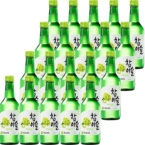 眞露 チャミスル マスカット 360ml×20本 1ケース u-yu