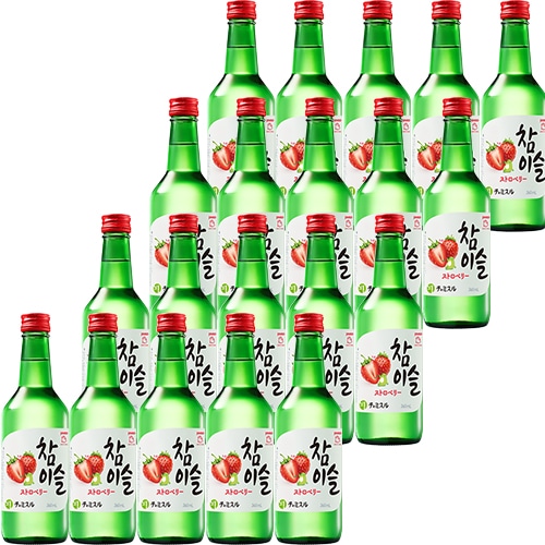 眞露 チャミスル ストロベリー 360ml×20本 1ケース u-yu