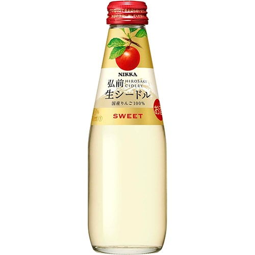 アサヒ ニッカ弘前 生シードル スイート 200ml×24本 u-yu