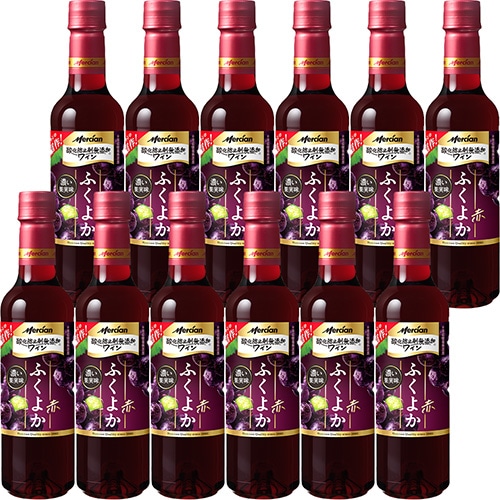 メルシャン 酸化防止剤無添加ワイン ふくよか赤 ペットボトル 720ml×12本 1ケース u-sa