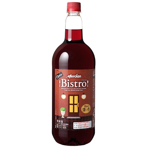 メルシャン ビストロ 深みの濃い赤 1.5Lペットボトル 1500ml×6本 1ケース u-sa