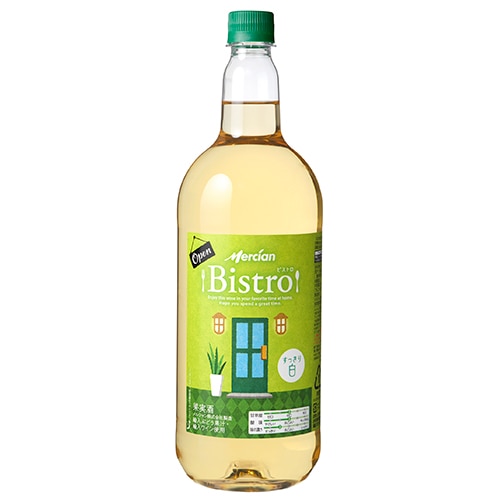 メルシャン ビストロ すっきり白 1.5Lペットボトル 1500ml×6本 1ケース u-sa