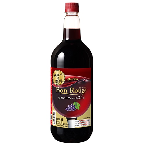 メルシャン ボン・ルージュ 赤 1.5Lペットボトル 1500ml×6本 1ケース u-sa