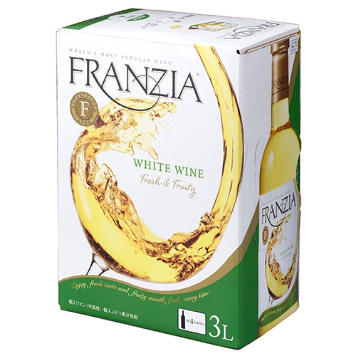 メルシャン フランジア 白 3L BIB バッグインボックス 3000ml×4本 u-yu