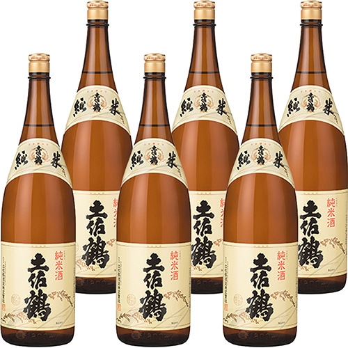 土佐鶴 上等 土佐鶴 純米酒 1.8L瓶 1800ml×6本 u-yu