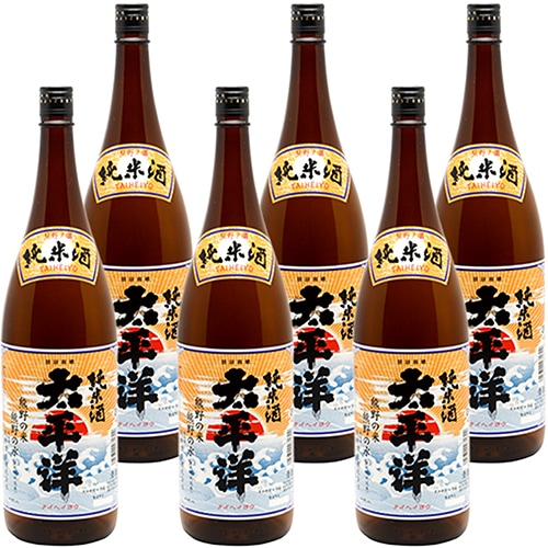 尾崎酒造 太平洋 純米酒 1.8L瓶 1800ml×6本 和歌山 u-yu