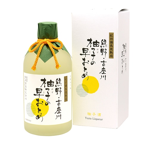 尾崎酒造 熊野 古座川 柚子の早おとめ 500ml×6本 和歌山 1ケース u-yu