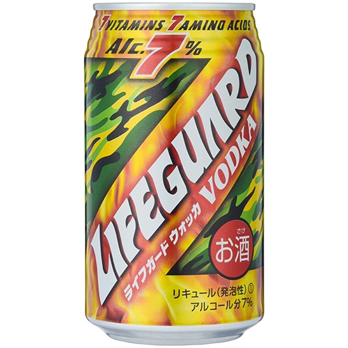 チェリオ ライフガードウォッカ 7％ 350ml×24本 1ケース チューハイ u-sa