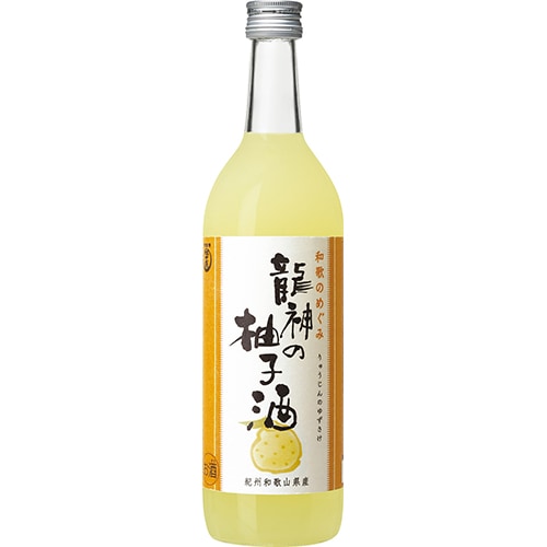 世界一統 和歌のめぐみ 龍神の柚子酒 720ml×6本 和歌山 u-yu