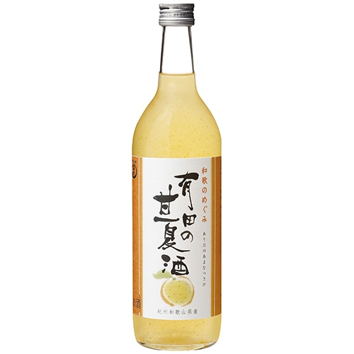 世界一統 和歌のめぐみ 有田の甘夏酒 720ml×6本 和歌山 u-yu