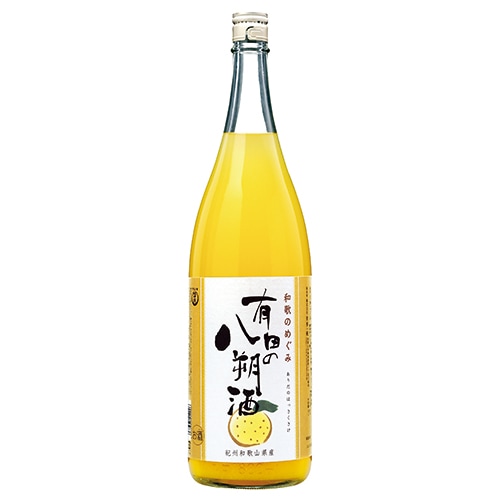 世界一統 和歌のめぐみ 有田の八朔酒 1.8Ｌ瓶 1800ml×6本 和歌山 u-yu