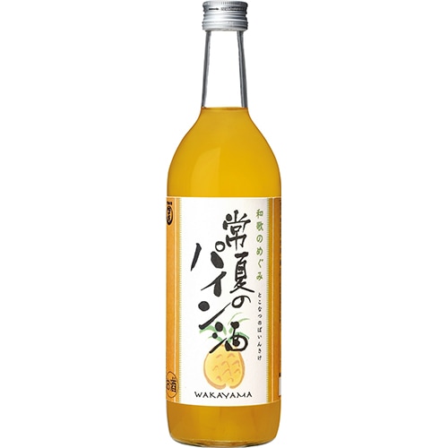 世界一統 和歌のめぐみ 常夏のパイン酒 720ml×6本 和歌山 u-yu