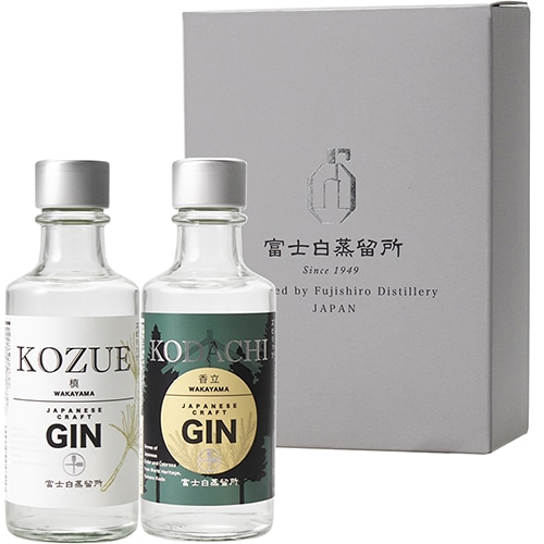 中野BC 富士白蒸留所飲み比べセット FJ-24 180ml×2本 化粧箱入 クラフトジン 和歌山 ギフト u-yu