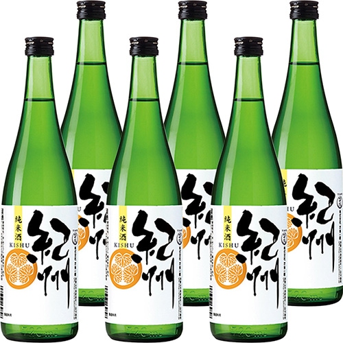 世界一統 純米酒 紀州 720ml×6本 和歌山 日本酒 u-yu
