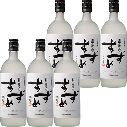 八鹿酒造 麦焼酎 銀座のすずめ 白麹 720ml×6本 大分 u-yu