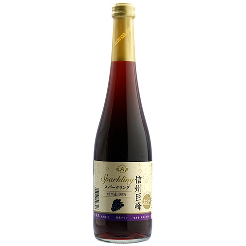 アルプス 信州巨峰スパークリング 500ml×6本 u-yu