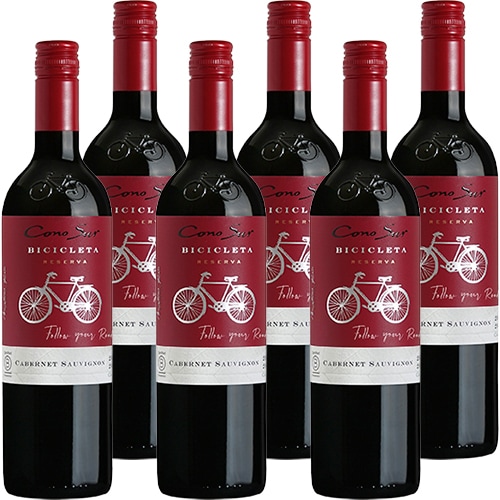 コノスル カベルネ・ソーヴィニヨン ビシクレタ レゼルバ 赤 750ml×6本 u-yu