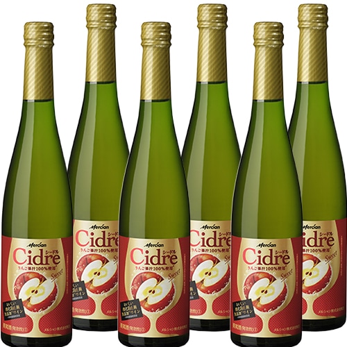 メルシャン おいしい酸化防止剤無添加ワイン シードル スイート 500ml×6本 u-yu