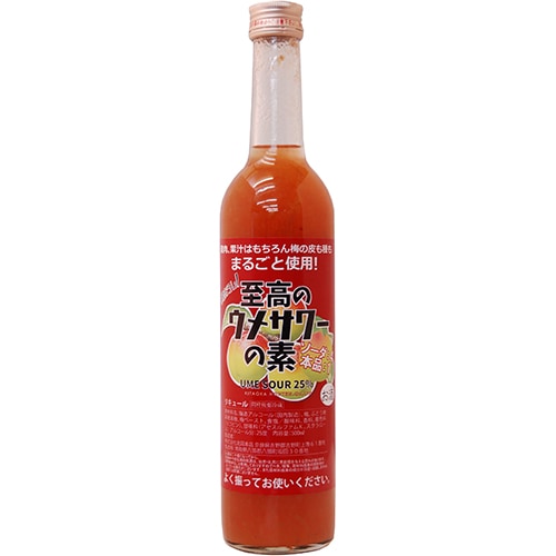 北岡本店 至高のウメサワーの素 25度 500ml×6本 u-yu