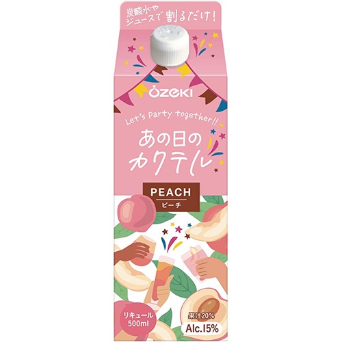 大関 あの日のカクテル ピーチ 500ml×6本 パック ケース u-sa