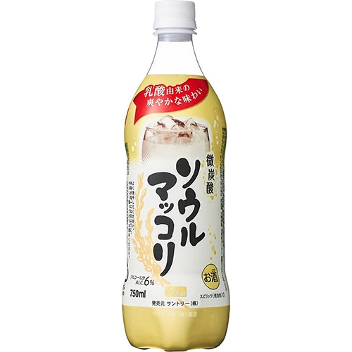 サントリー ソウルマッコリ 750ml×6本 ペットボトル u-sa