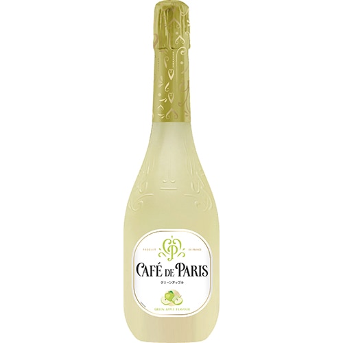 カフェ・ド・パリ グリーンアップル 750ml×6本 スパークリング u-yu