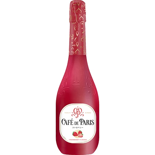 カフェ・ド・パリ ストロベリー 750ml×6本 スパークリング u-yu