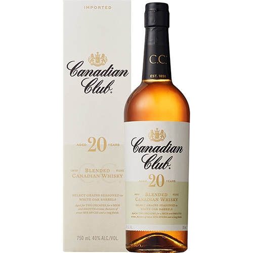 カナディアンクラブ20年 750ml 箱入 正規品 カナディアンウイスキー u-yu