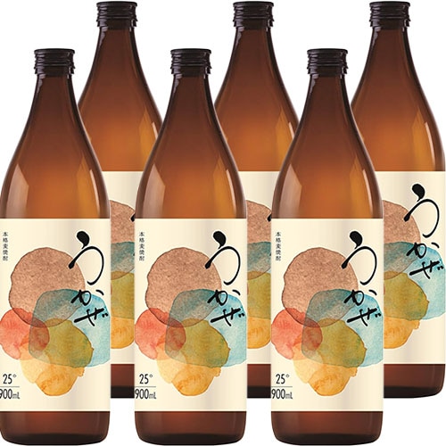 濱田酒造 麦焼酎 うかぜ 900ml×6本 1ケース 本格麦焼酎 u-yu