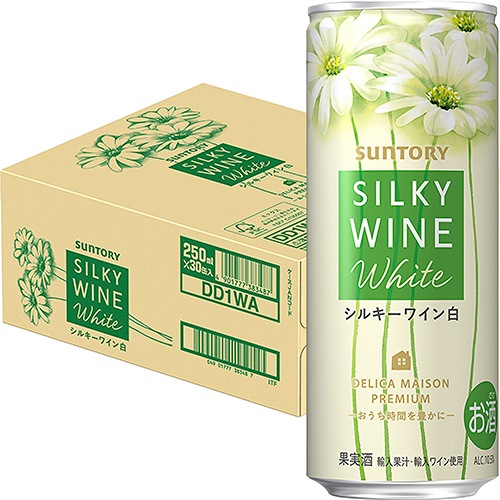 サントリー デリカメゾン シルキーワイン 白 250ml×30本 ケース u-sa