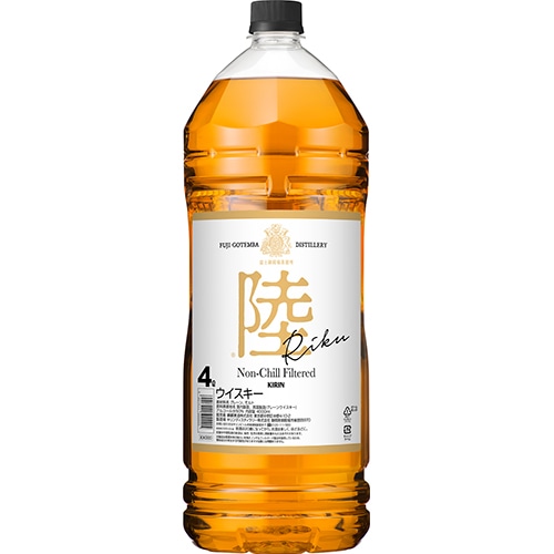キリン ウイスキー陸 4Lペット 4000ml×4本 1ケース u-yu