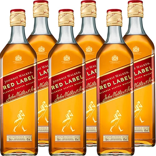 ジョニーウォーカー レッドラベル 700ml×6本 ブレンデッド スコッチウイスキー u-yu